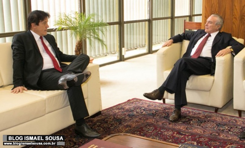 Antes da votaÃ§Ã£o, Temer recebeu Robinson Faria para tratar da crise financeira no RN