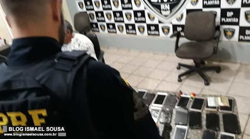 Grupo suspeito de fazer arrastÃ£o durante o Pingo Ã© preso com 21 celulares