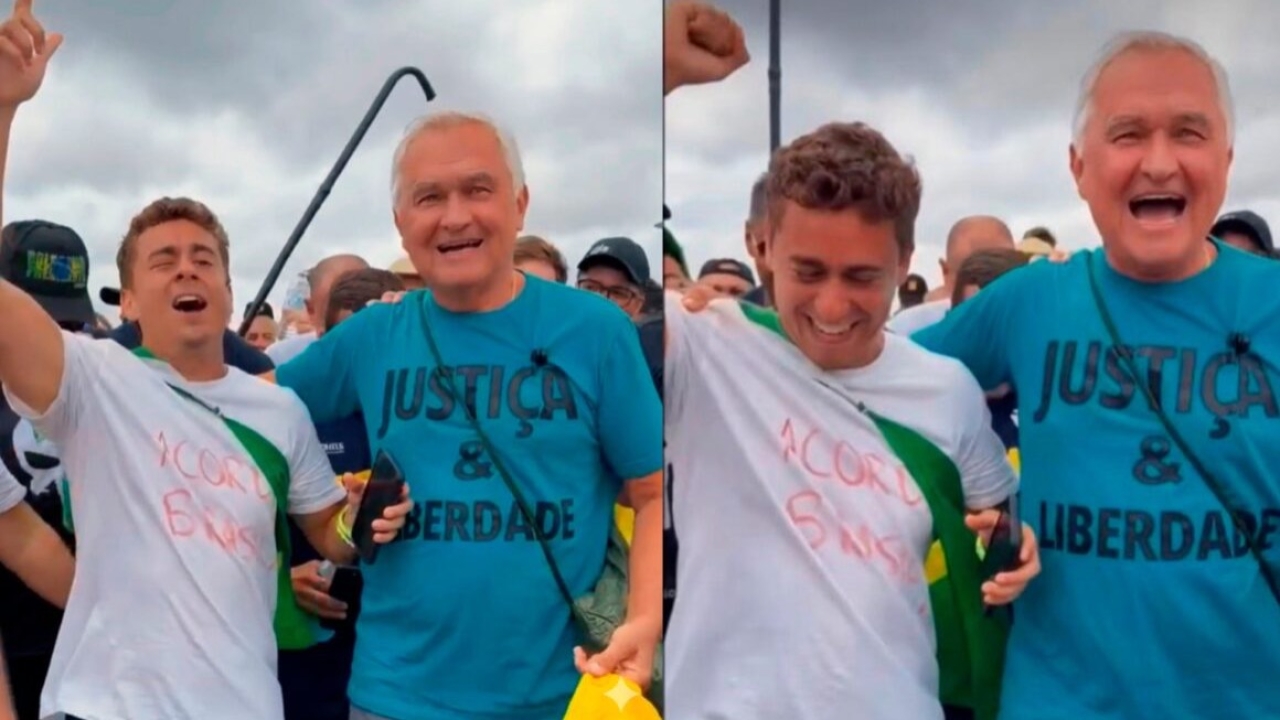 General Girão se junta à Caminhada por Justiça e Liberdade ao lado de Nikolas Ferreira