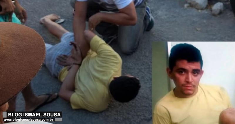 PopulaÃ§Ã£o "voa" no pescoÃ§o de ladrÃ£o durante tentativa de assalto na Av. Presidente Dutra 