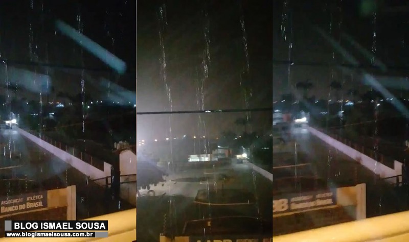 Chuva banha cidades do SeridÃ³ nesta terÃ§a-feira