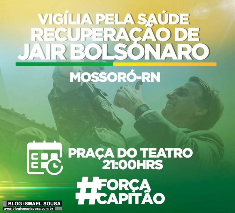 Apoiadores farÃ£o ato pela saÃºde de Bolsonaro em MossorÃ³