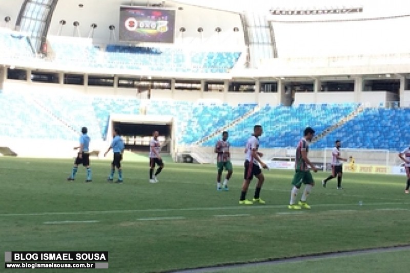BaraÃºnas marca o primeiro gol no Estadual, mas perde para o ForÃ§a e Luz por 3 a 1