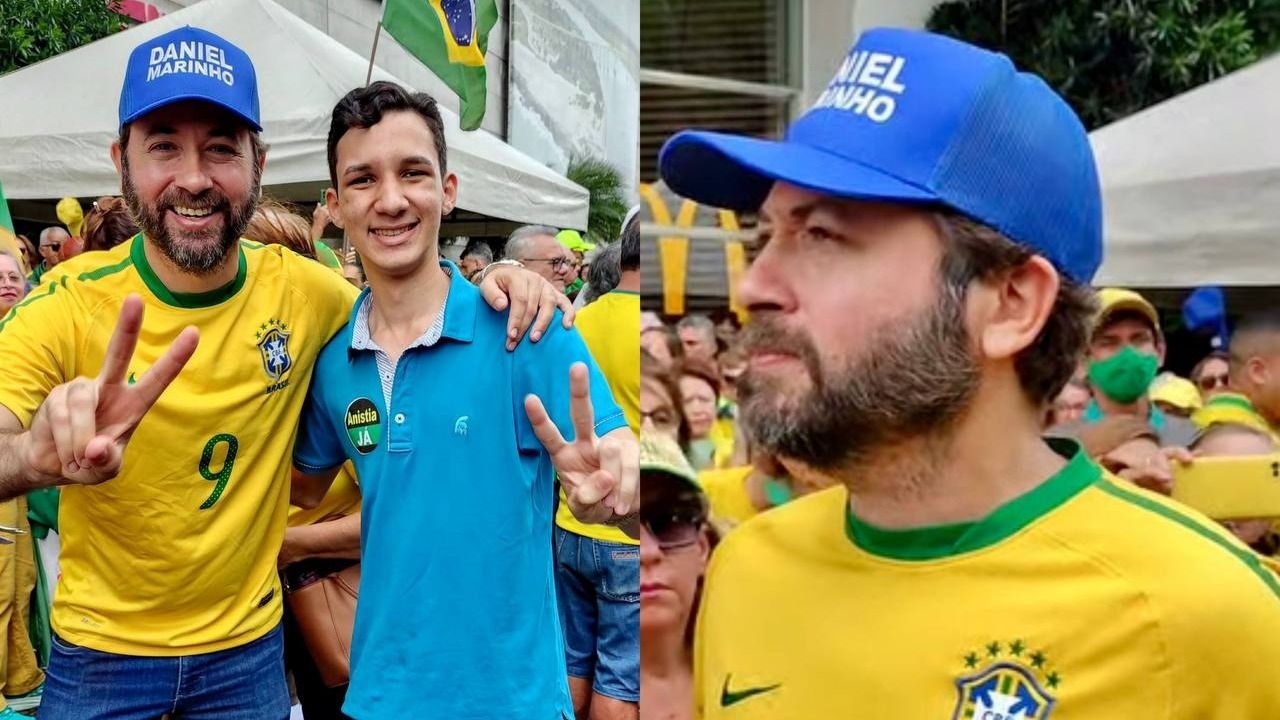 Daniel Marinho participa de ato cívico em Natal e reforça apoio a Jair Bolsonaro
