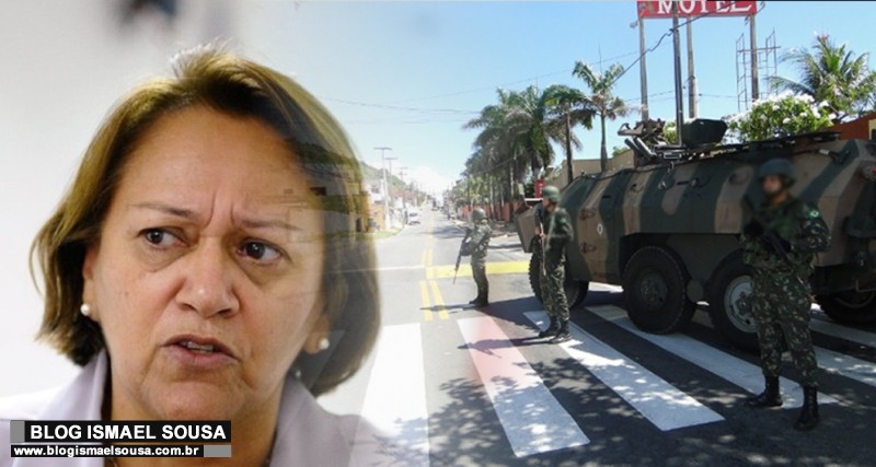 FÃ¡tima pode recorrer a Bolsonaro e solicitar presenÃ§a do ExÃ©rcito no RN