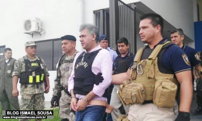 BarÃ£o do trÃ¡fico na fronteira com o Paraguai Ã© transferido para o PresÃ­dio de MossorÃ³