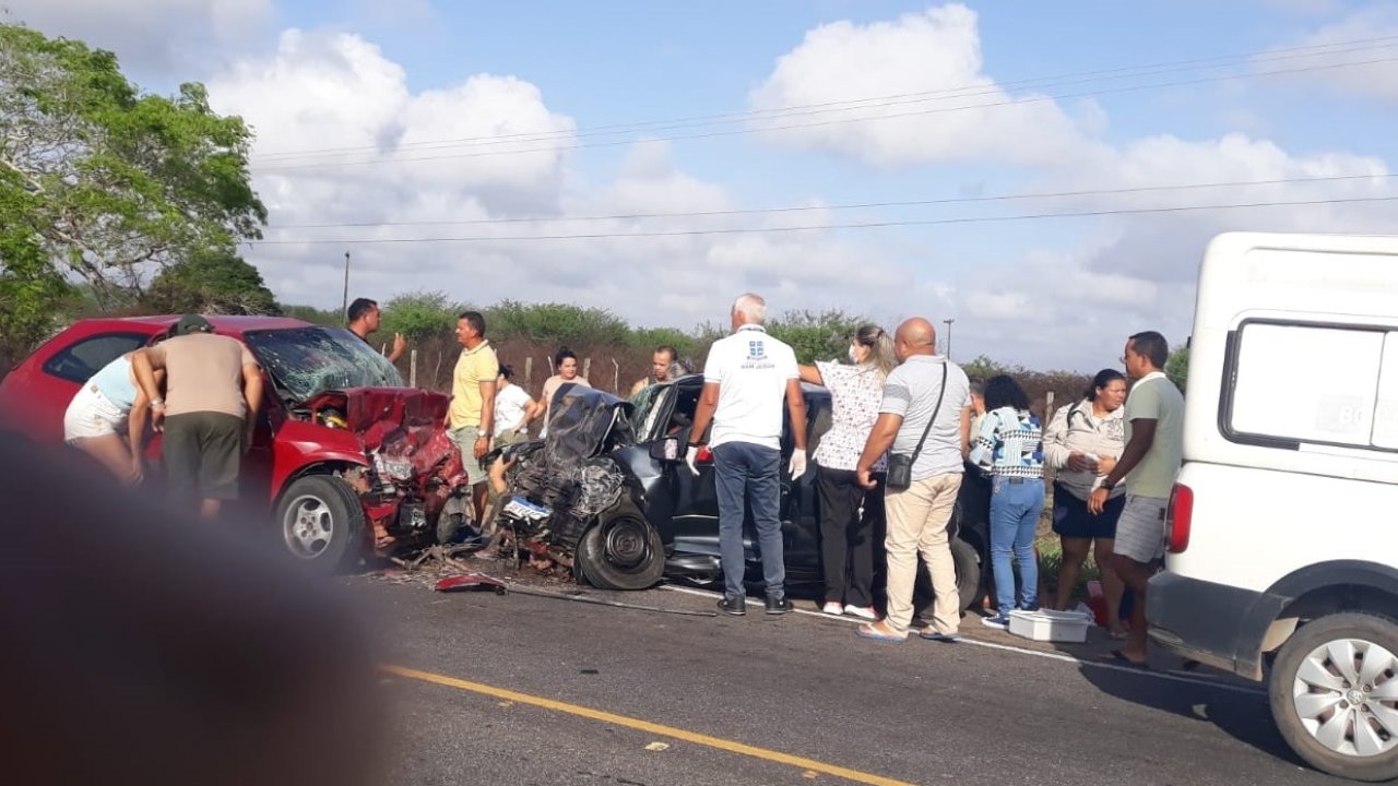 Tragédia na BR-226: colisão frontal deixa três mortos em Bom Jesus/RN