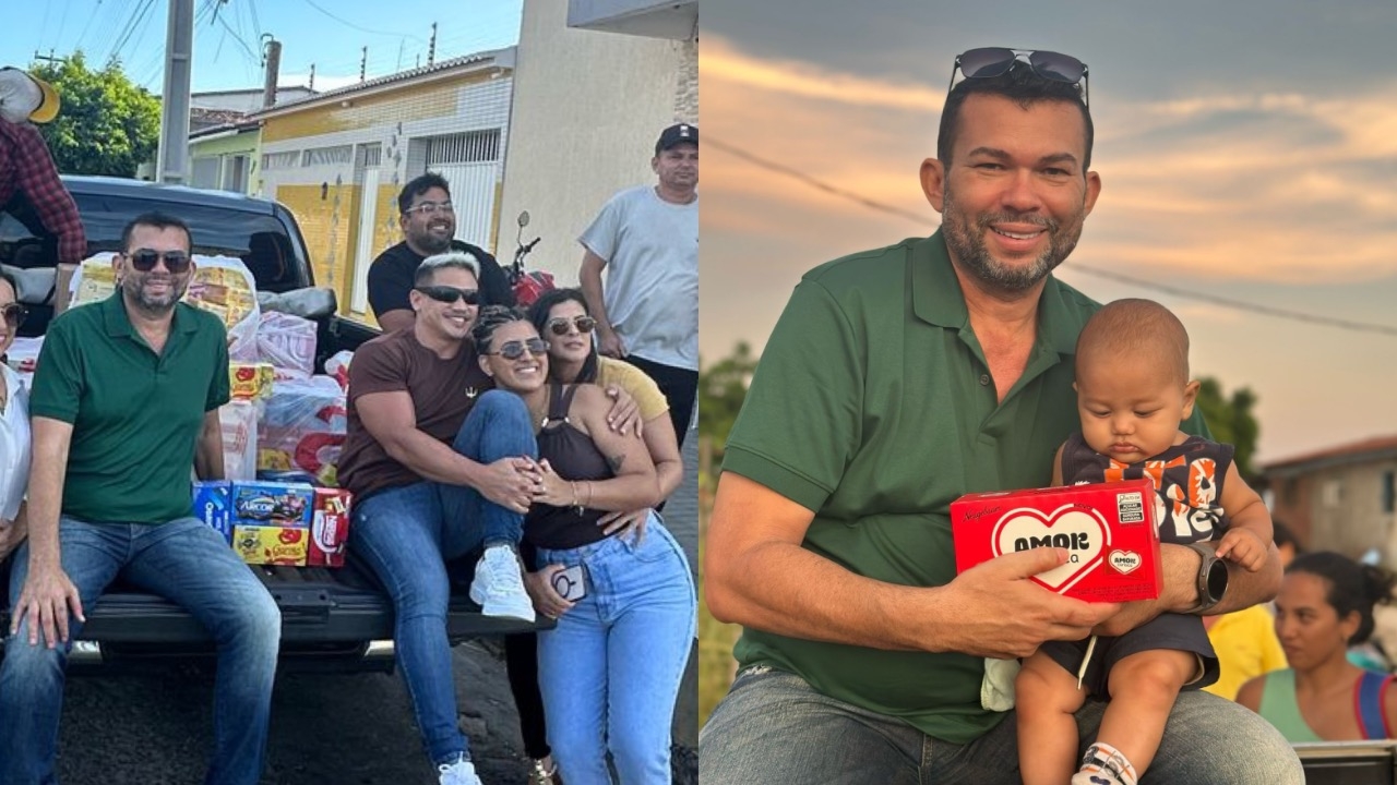 Geovani do Melão e Cabo Deyvison promovem uma das maiores ações sociais na Páscoa em Mossoró