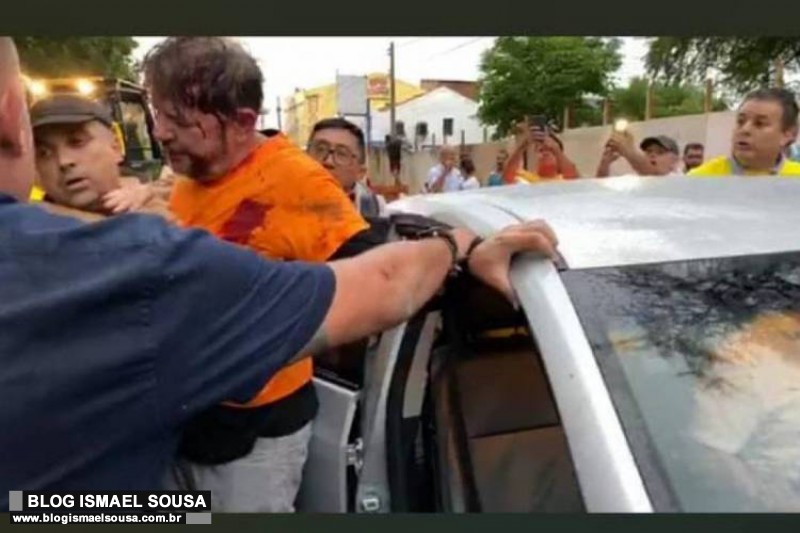 Senador Cid Gomes Ã© baleado ao tentar avanÃ§ar com trator contra policiais em Sobral-CE