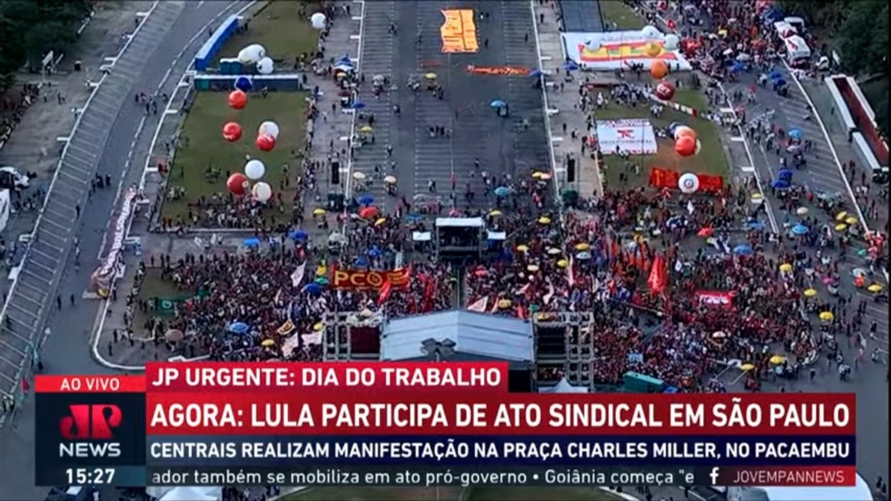 Manifestação pró-Lula é um fiasco