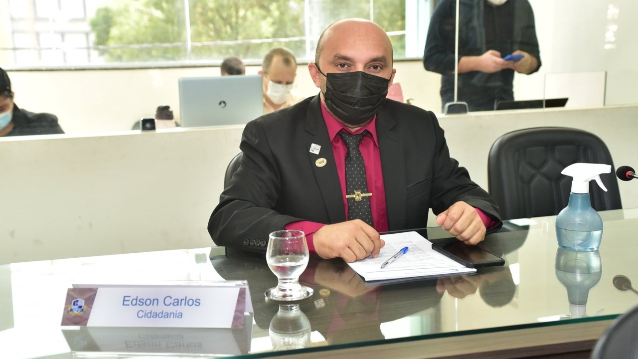 Vereador Edson Carlos defende novo concurso para Guarda Municipal