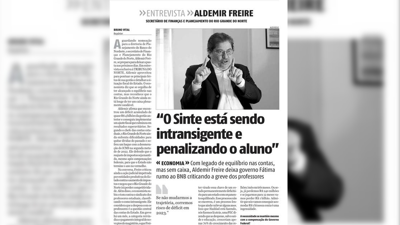 Educação: Secretário de Fatima sobe o tom e aposta em confronto com sindicato