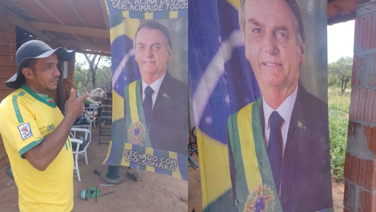 'Foi o único que fez por todos”': agricultor exalta Bolsonaro e espera com entusiasmo agenda no RN 'Foi o único que fez por todos”': agricultor exalta Bolsonaro e espera com entusiasmo agenda no RN