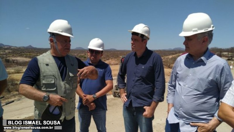 General GirÃ£o realiza visita tÃ©cnica Ã  Barragem de Oiticica