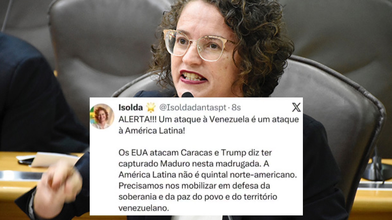 Isolda quer mobilizar a esquerda para defender o ditador Maduro