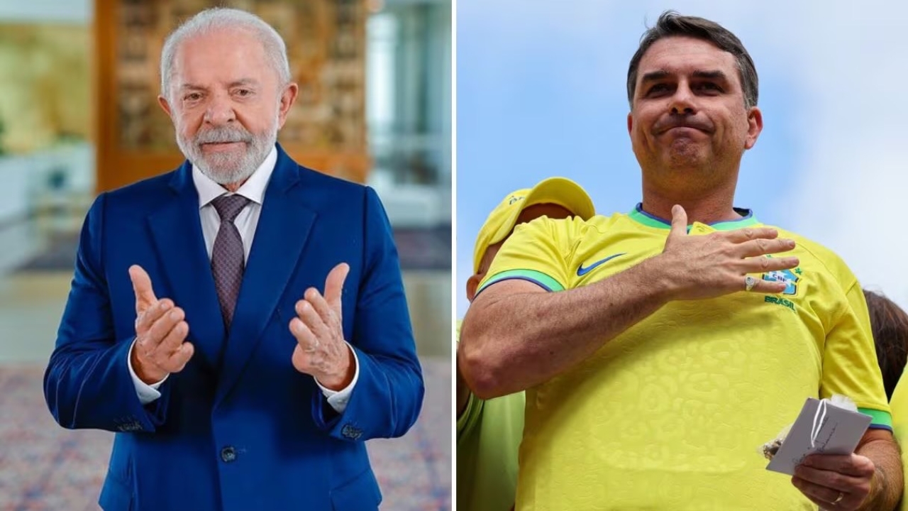 Flávio Bolsonaro abre 8,3 pontos sobre Lula em simulação de segundo turno, aponta Futura/Exame
