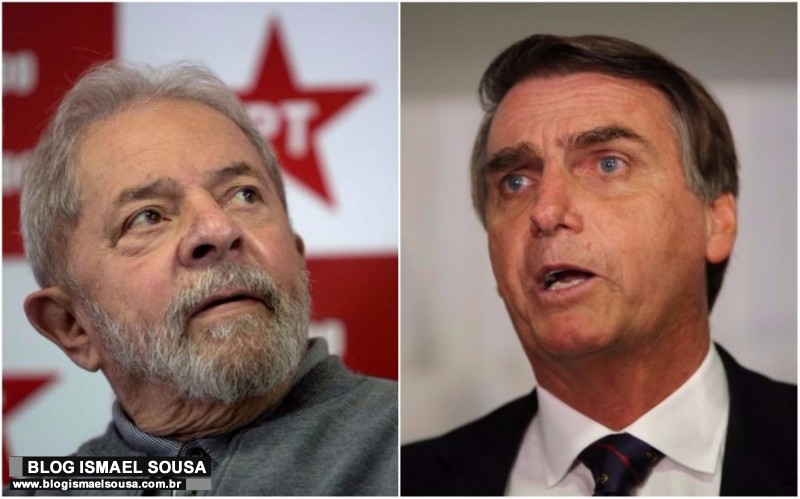 Pesquisa do Ibope aponta Lula e Bolsonaro no segundo turno em 2018