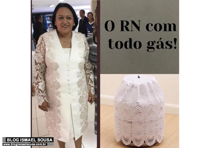 Roupa escolhida por FÃ¡tima Bezerra na posse vira motivo de piada