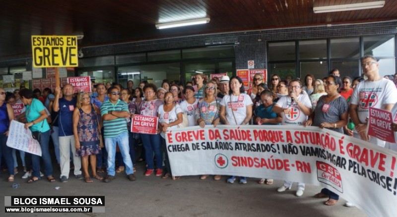 Servidores da saÃºde preparam nova paralisaÃ§Ã£o