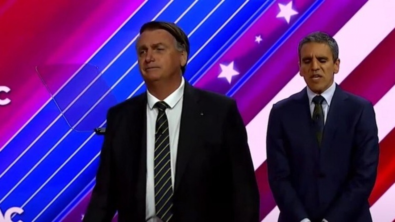 "Comunismo, populismo e corrupção sempre dominaram a política no Brasil", diz Bolsonaro no CPAC