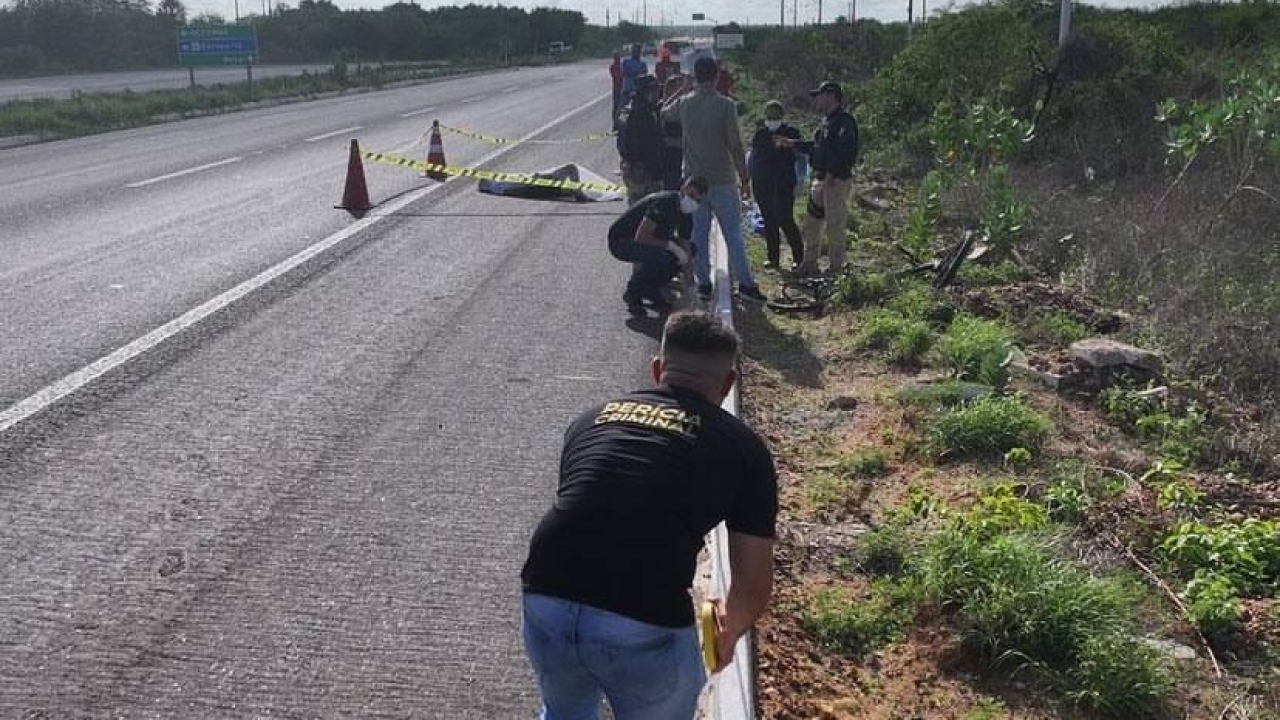 Ciclista morre atropelado na BR-304 em Mossoró