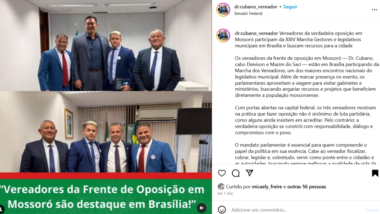 Alfinetada de Dr. Cubano em Brasília revela racha na oposição e distanciamento do radicalismo do PT