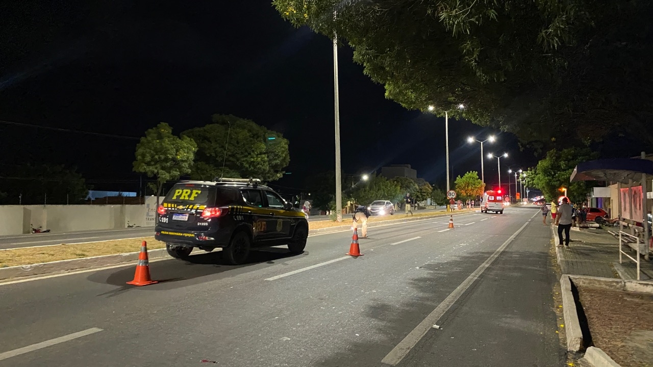 Ciclista é atropelado na Avenida Presidente Dutra, em Mossoró
