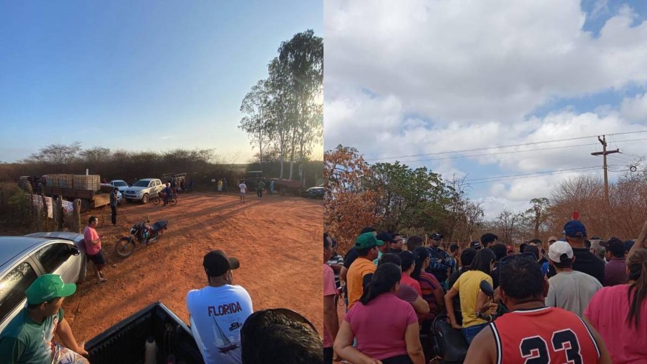 Moradores protestam por melhorias na Estrada da Alagoinha em Mossoró