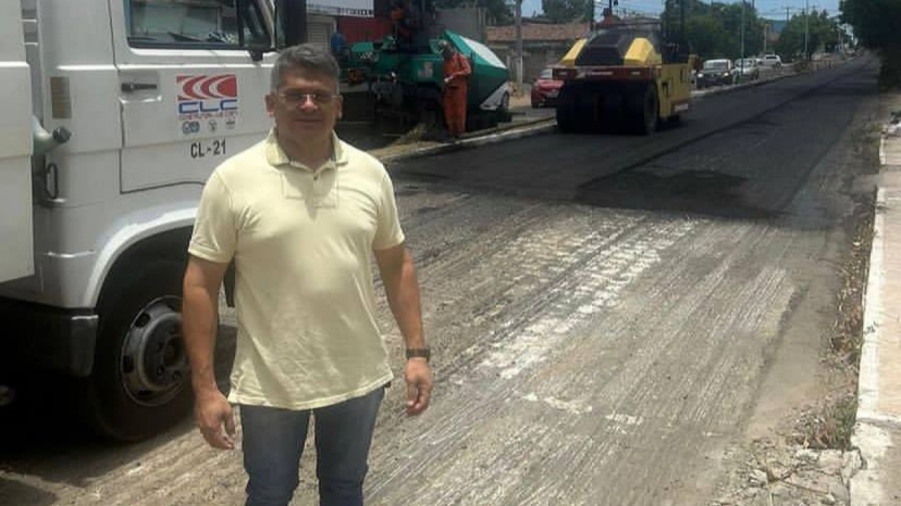 Mesmo sem mandato, Naldo segue fiscalizando obras e reivindicando melhorias para Mossoró