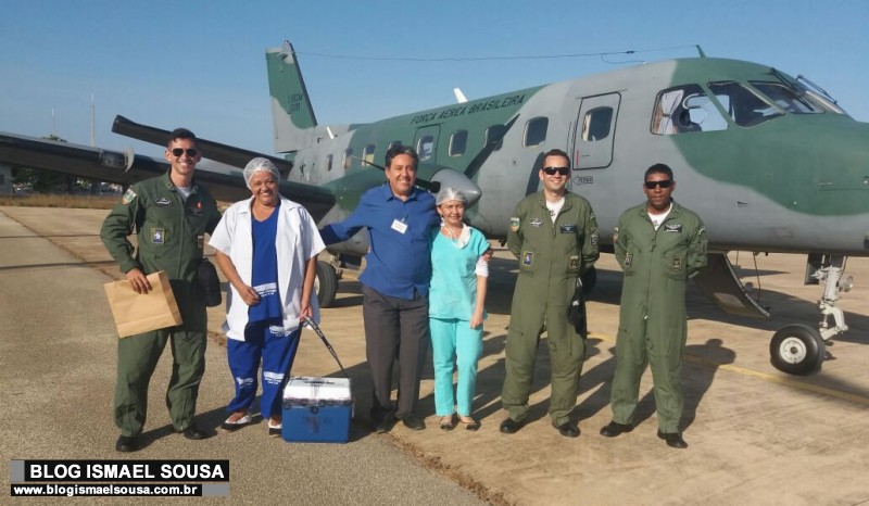 AviÃ£o da FAB transporta vÃ¡rios Ã³rgÃ£os captados no HRTM, em MossorÃ³