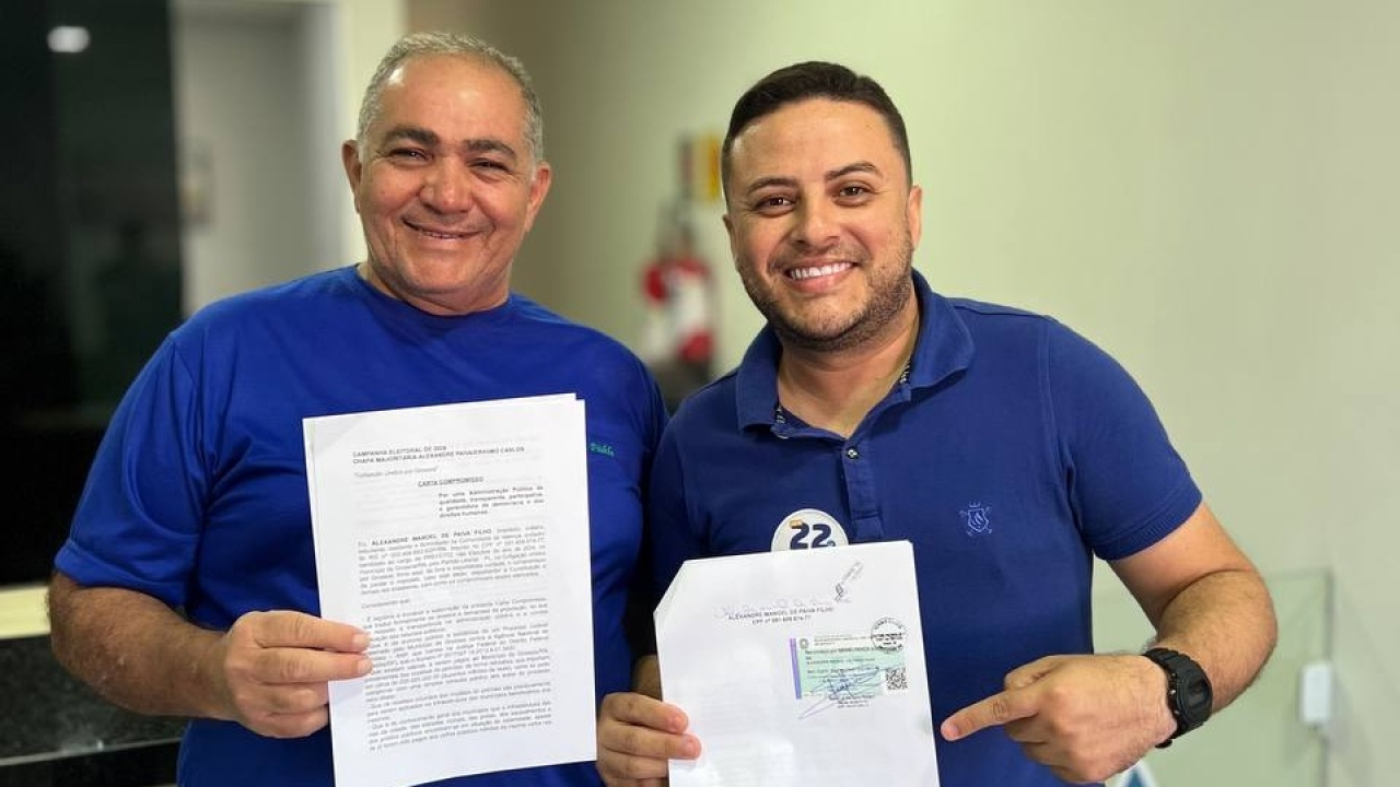 Alexandre assina carta compromisso para destinar R$ 200 milhões dos royalties ao desenvolvimento de Grossos