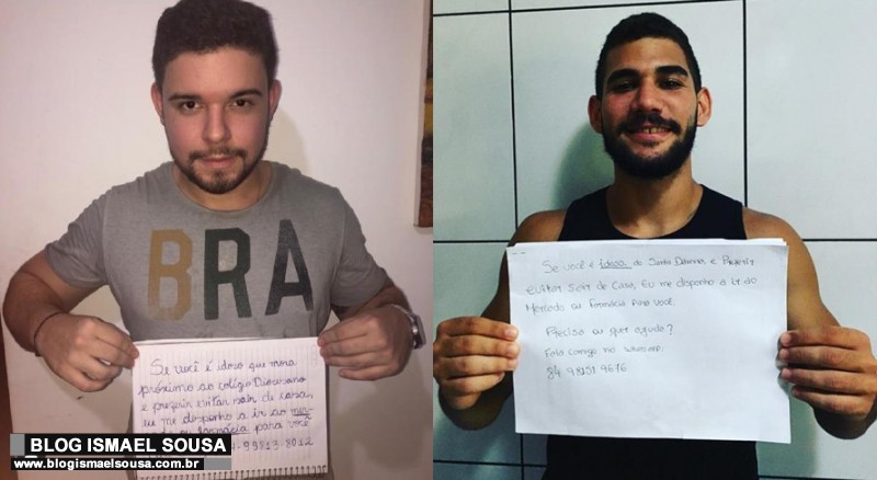 Mossoroenses se colocam Ã  disposiÃ§Ã£o para ajudar idosos durante pandemia de coronavÃ­rus
