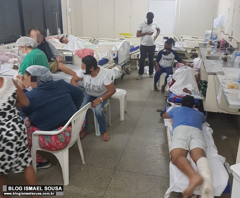 Médica faz relato dramático sobre superlotação do Hospital Walfredo Gurgel: "Estamos com pacientes internados na recepção"