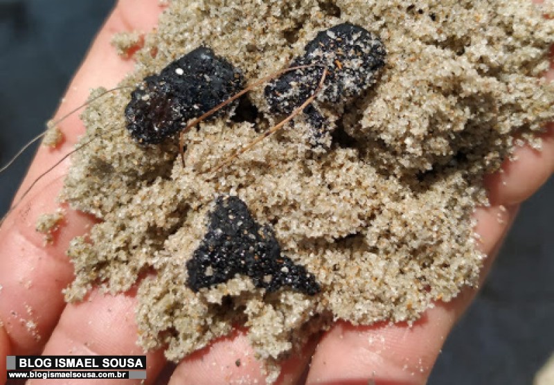 Manchas de Ã³leo jÃ¡ atingem praias de Tibau e Grossos