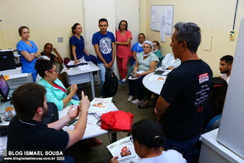 Enfermeiros do HRTM se reÃºnem para discutir adesÃ£o Ã  Parada Nacional no dia 10