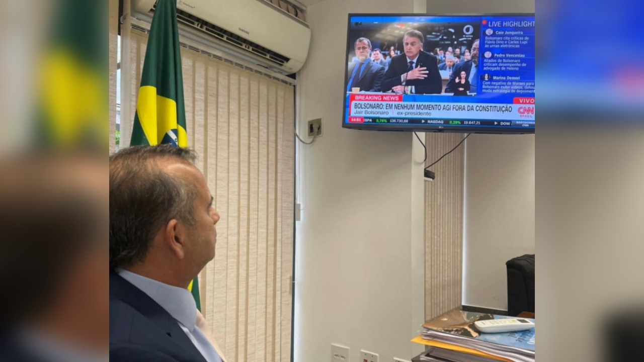 ‘Um brasileiro que serviu ao País’: Rogério Marinho acompanha depoimento de Bolsonaro no STF