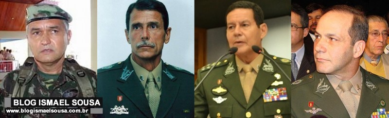 Na onda bolsonariana, quatro generais se articulam para disputar as eleiÃ§Ãµes de 2018