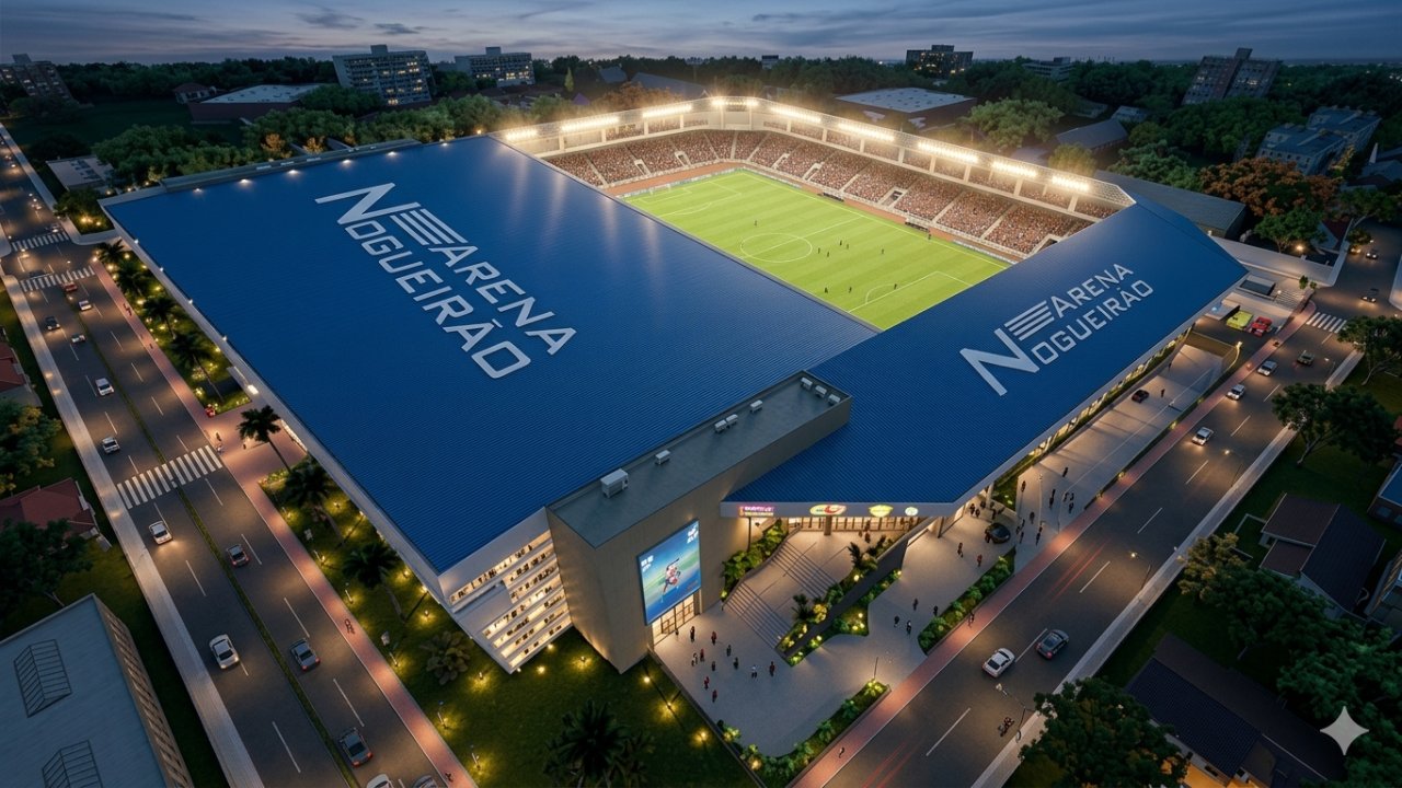 Com capacidade para 15 mil torcedores, obra da Arena Nogueirão é homologada e deve começar após licitação