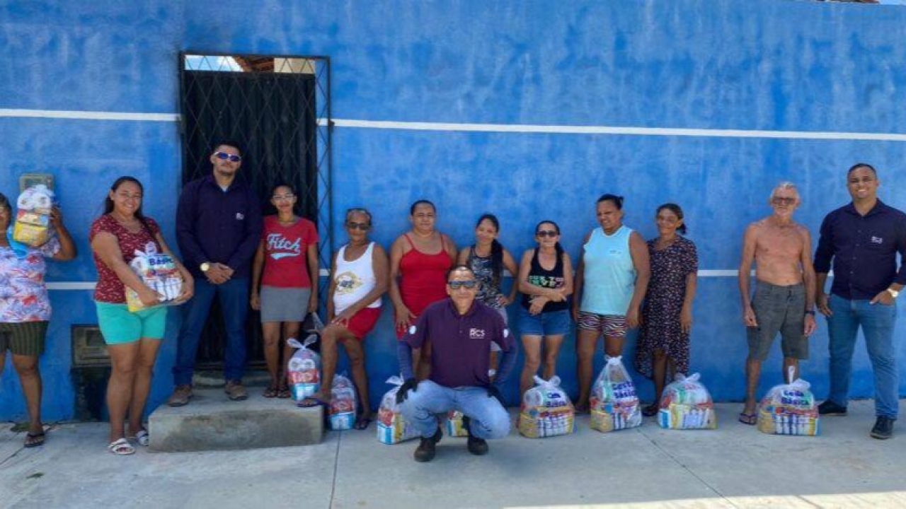 Projeto RCS + Você: Empresa promove ação social com entrega de cestas básicas em Mossoró