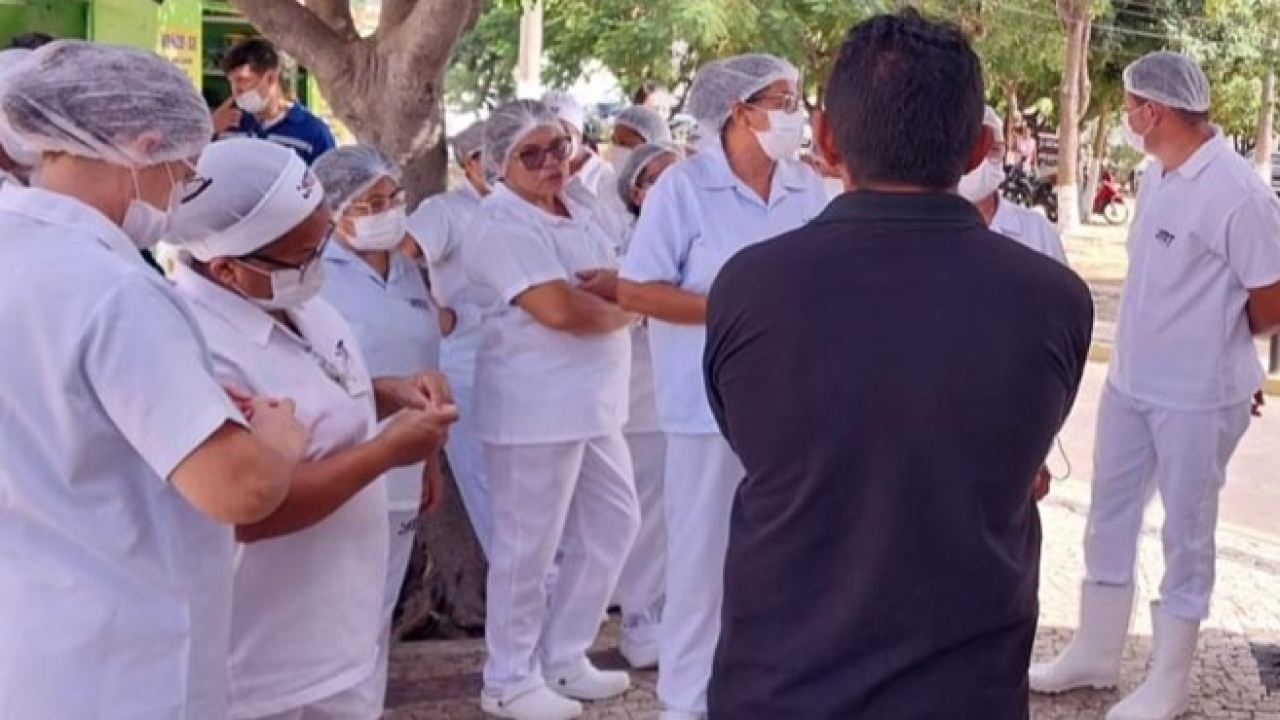 Greve da JMT deixa servidores do Hospital Tarcísio Maia sem alimentação