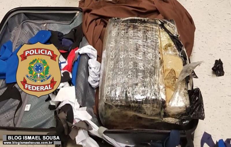 PF prende homem com quase 16 kg de maconha no aeroporto Natal