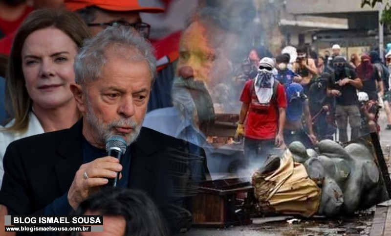 Lula quer guerra nas ruas, assim como ocorre no Chile