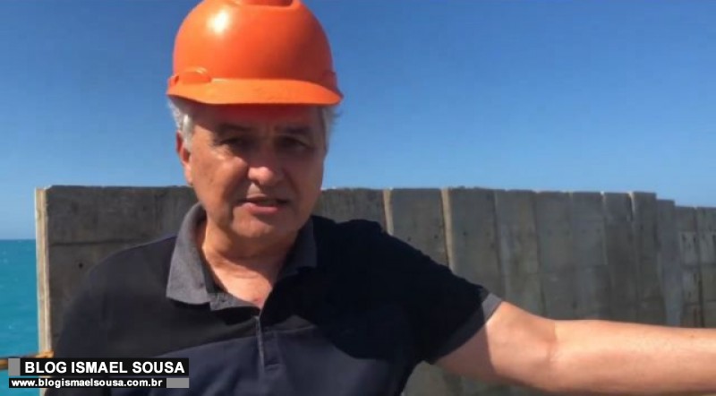 General GirÃ£o encontra falhas em obras no Terminal Salineiro de Areia Branca feitas na gestÃ£o do PT