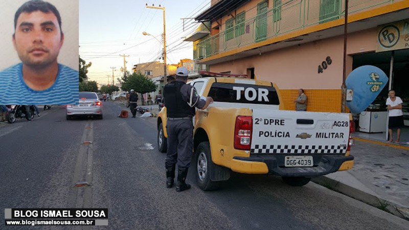 Motociclista sem capacete cai, bate a cabeÃ§a em calÃ§ada e morre no Boa Vista