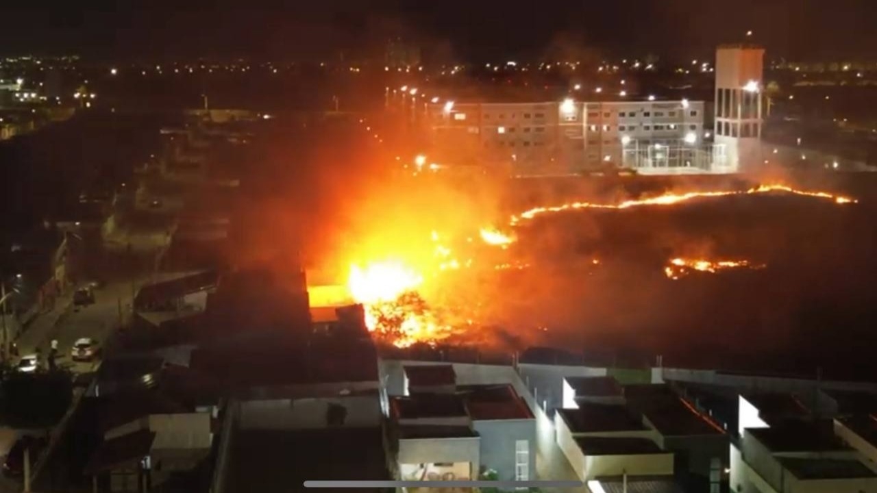 Corpo de Bombeiros atende oito ocorrências de incêndio em um único dia em Mossoró