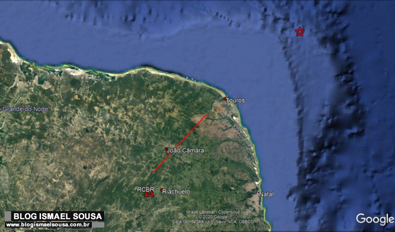 Terremoto no litoral Potiguar