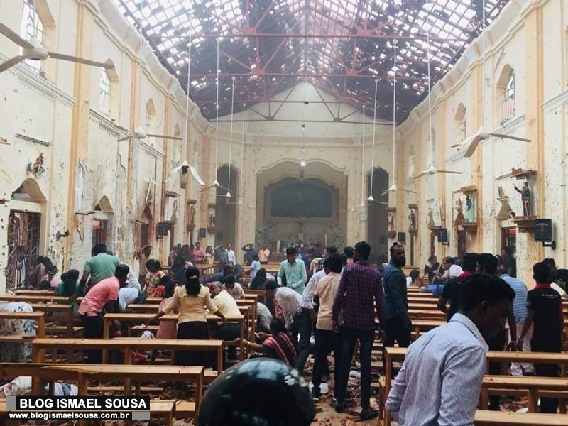 Ataques contra igrejas e hotÃ©is interrompem PÃ¡scoa e deixam dezenas de mortos e feridos no Sri Lanka