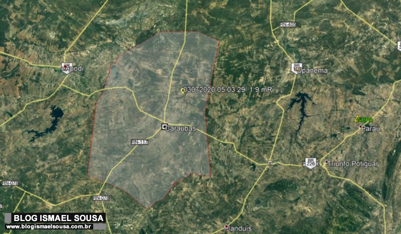 A terra tambÃ©m tremeu em CaraÃºbas