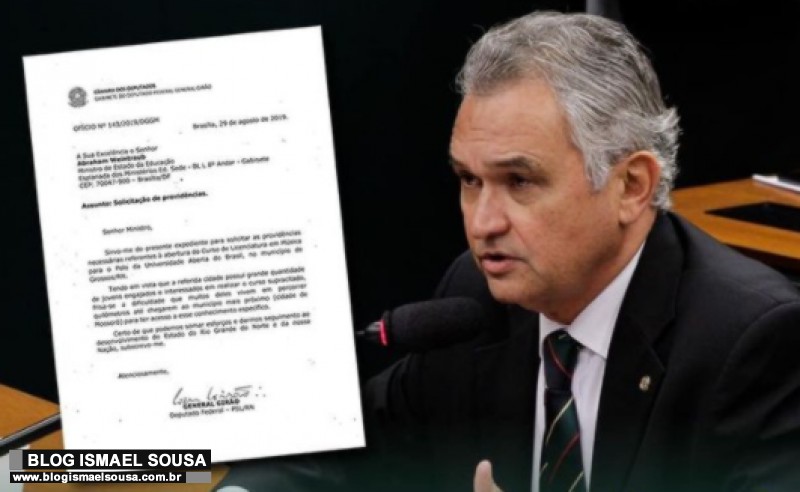MEC atende pedido do General GirÃ£o e implanta curso de Licenciatura em MÃºsica em Grossos