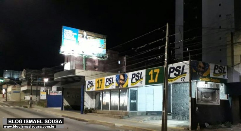 Partido de Jair Bolsonaro, o PSL, inaugura comitÃª de campanha em Natal-RN